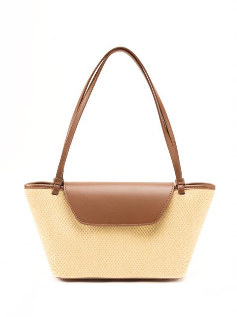 Courrier Tote Raffia/Leather Natural/Cognac