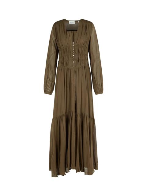 Briane' Khaki Viscose Dress