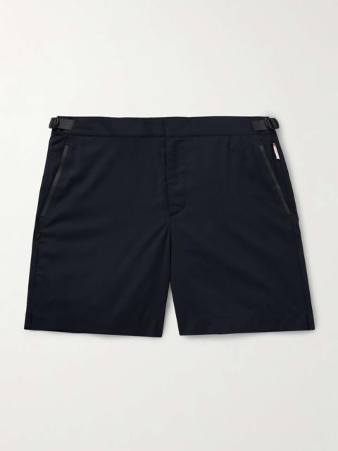 Bulldog Bonded Straight-Leg Mid-Length Swim Shorts