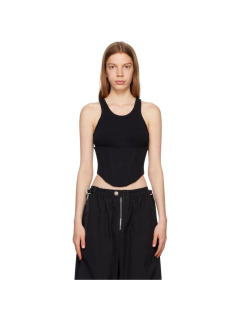 Black Float Tank Top