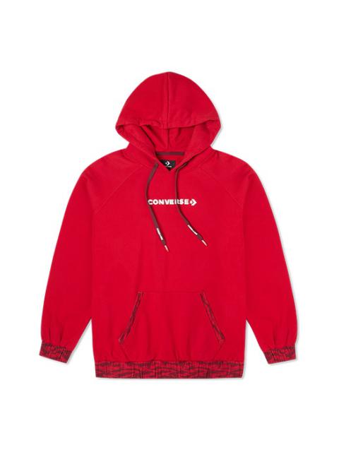 (WMNS) Converse New Year Series Tiger Stripes Hoodie Red 10024158-A01