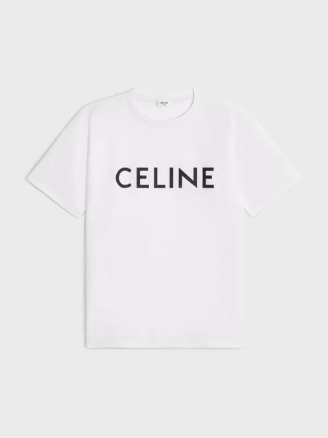 CELINE LOOSE T-SHIRT IN COTTON JERSEY