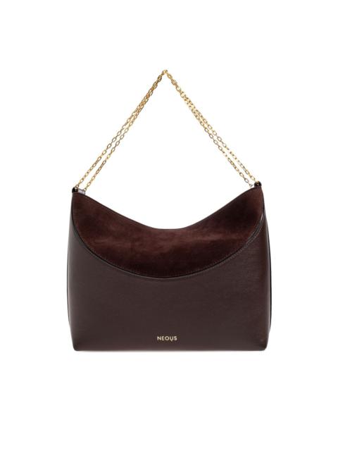 Pavo suede chain-strap tote bag