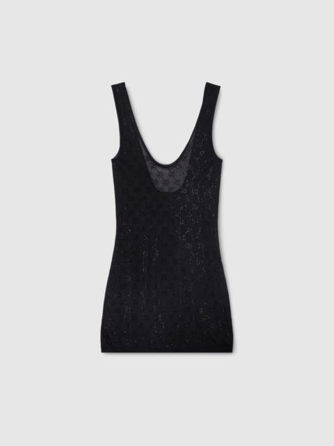 GG crystal embroidered dress