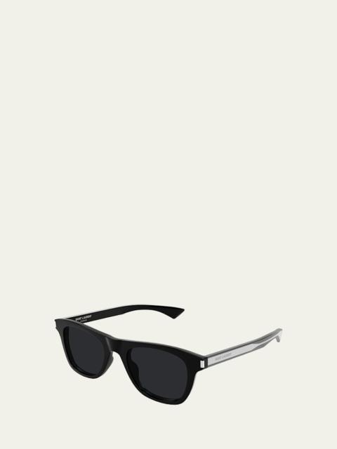 Men's SL 879-001 Acetate Square Sunglasses