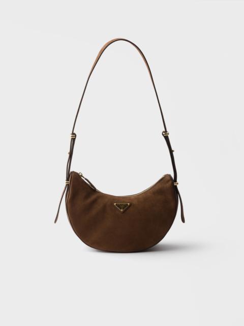 Prada Arqué small nubuck leather bag
