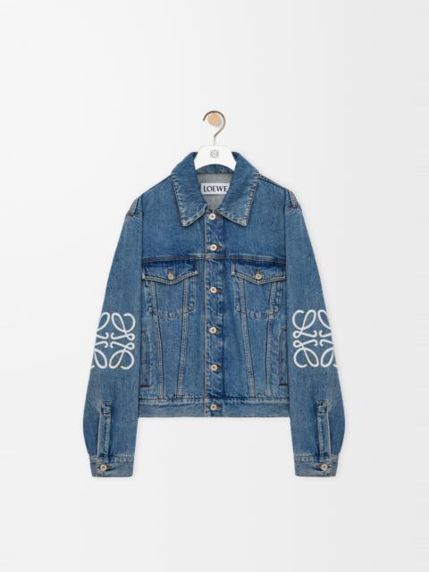 Anagram jacket in denim