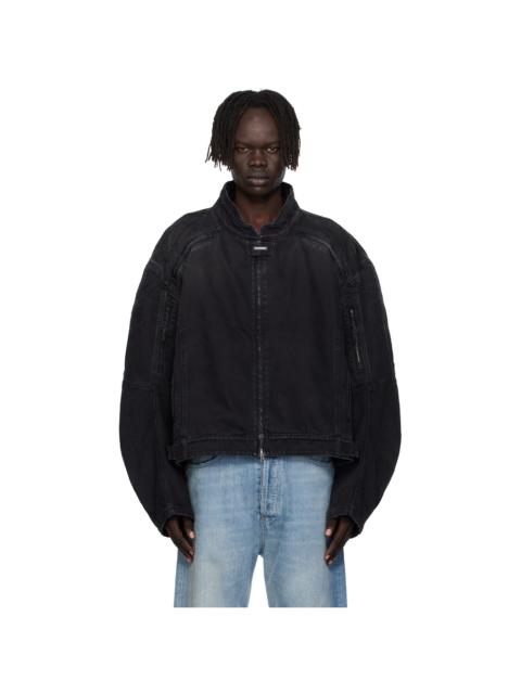 Black Racing Denim Jacket