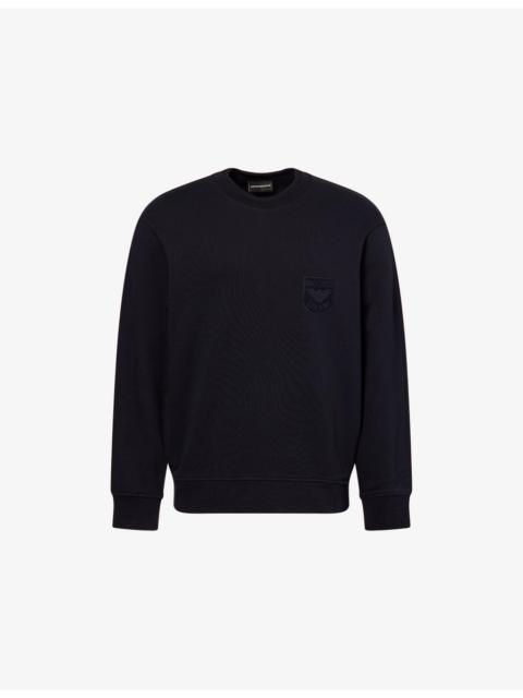 Brand-Patch Relaxed-Fit Cotton-Jersey Sweatshirt