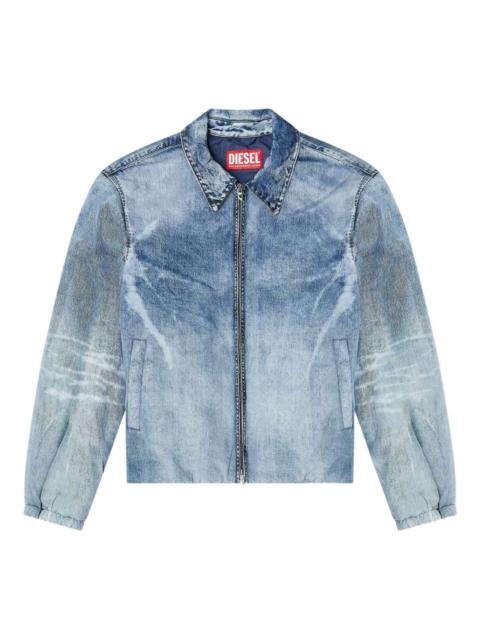 denim-effect jacket