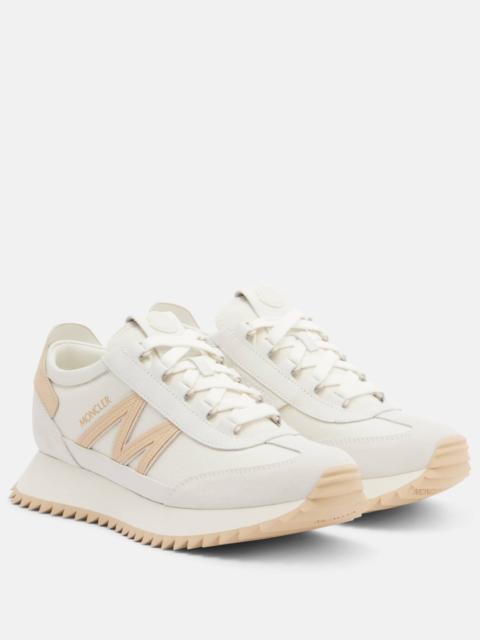 Pacey2 suede-trimmed sneakers