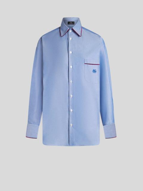 OXFORD SHIRT WITH PEGASO DETAIL