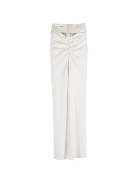 Iris zip-fastening maxi skirt