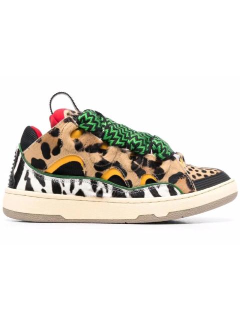 Lanvin Curb Sneakers Leopard Print (Women's)