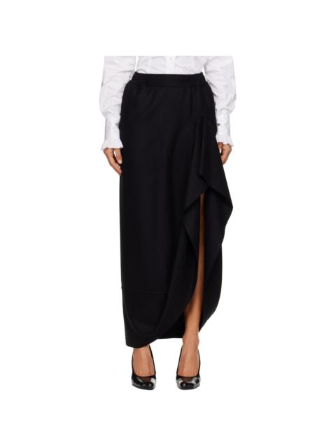 Black Frame Maxi Skirt