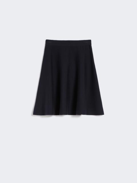 UBALDA Cotton and viscose crêpe miniskirt