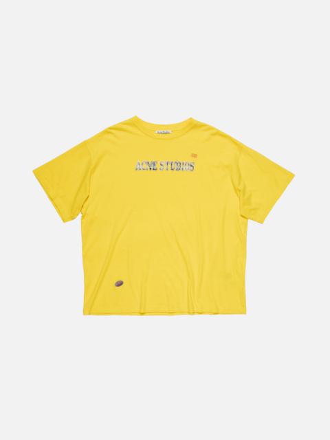 Logo t-shirt - Bright Yellow