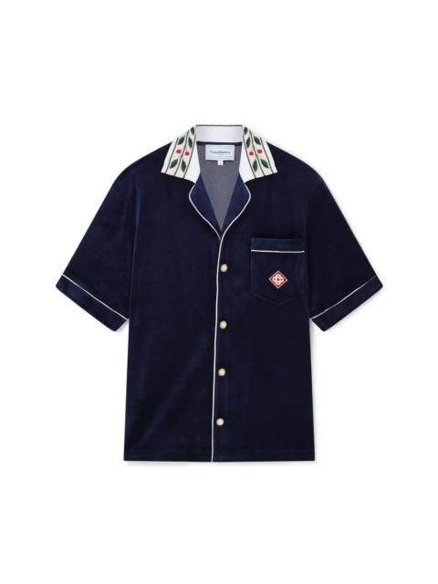 Velour Laurel Shirt | Casablanca Paris