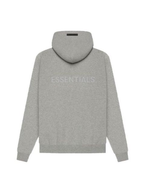 Fear of God Essentials SS21 Pullover Hoodie 'Dark Heather Oatmeal' FOG-SS21-609