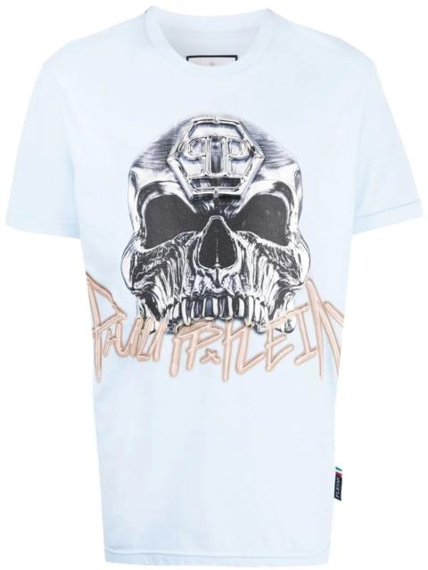skull-print short-sleeve T-shirt