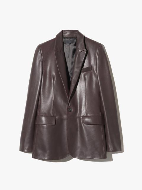 BELMONDE LEATHER TAILORED JACKET