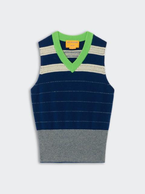Collegiate Stripe Vest