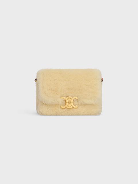 TEEN TRIOMPHE BAG in SHEARLING AND CALFSKIN