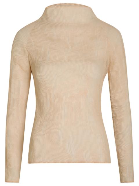 Issey Miyake Pleated Chiffon top