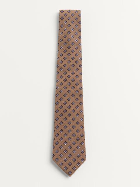 VALENTIE MICRO-CHECK SILK TIE