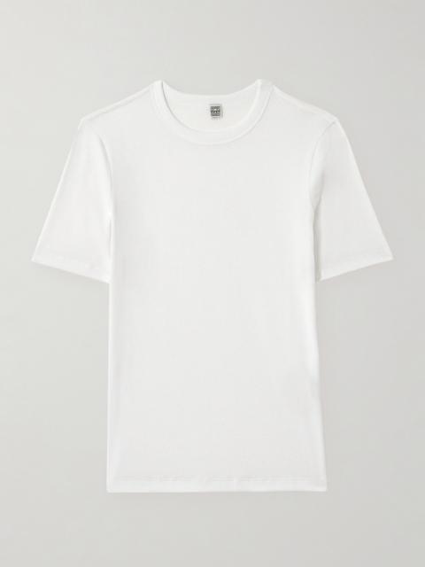 Ribbed Stretch-cotton Jersey T-shirt