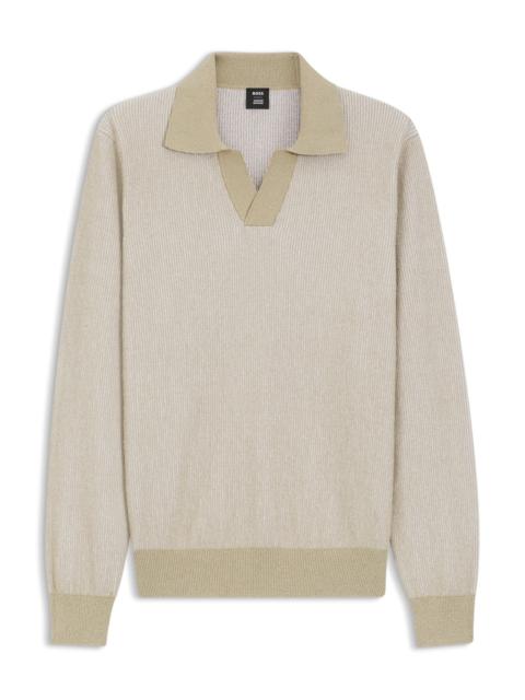 BOSS SELECTED BY SHOHEI OHTANI COTTON-BLEND SWEATER