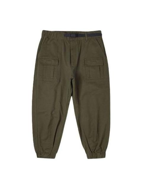 Converse Woven Cargo Pants 'Olive Green' 10024161-A01