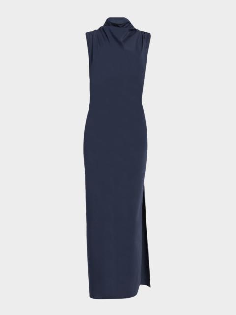 Gathered Thoughts Dress in Cotton Shirting