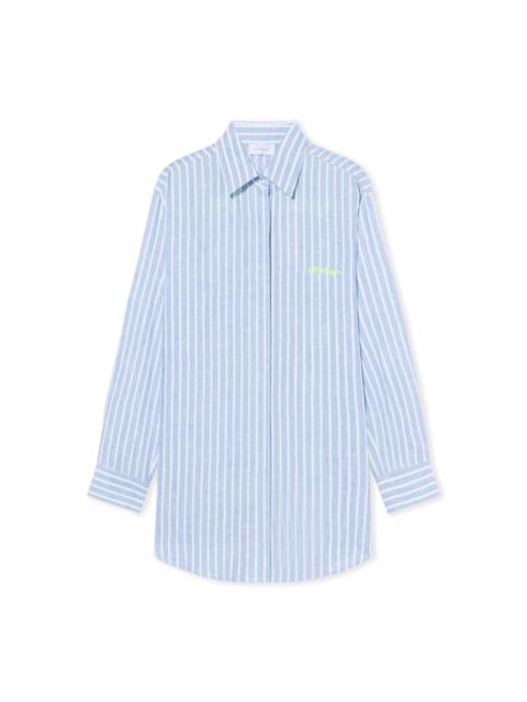 Striped Over Shirt Dress