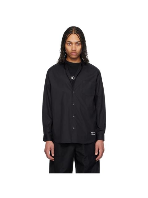 Black Cotton Broad Shirt
