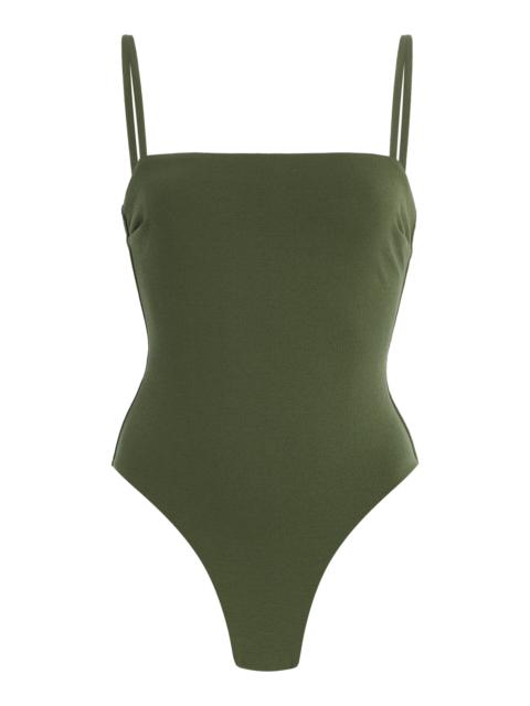 Petite Square Swimsuit green