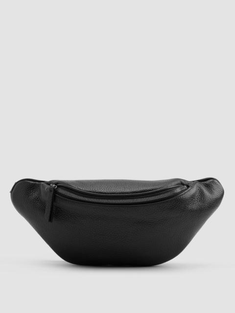 Textured Italian Leather Belt Bag