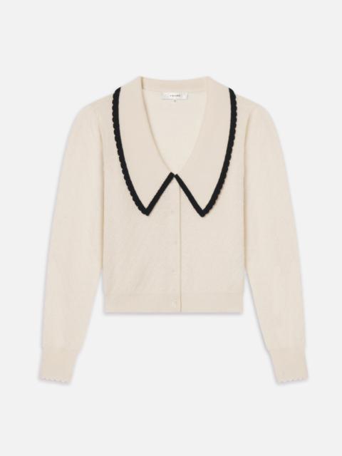 Cashmere Sailor Sweater in Cream Multi