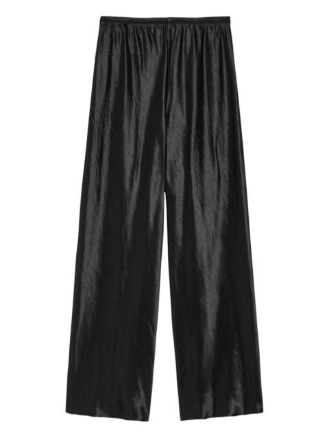 bias-cut trousers