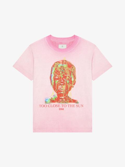 OVERSIZED T-SHIRT IN PRINTED JERSEY