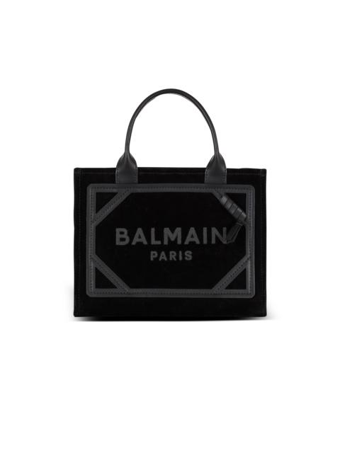 Small suede B-Army tote bag