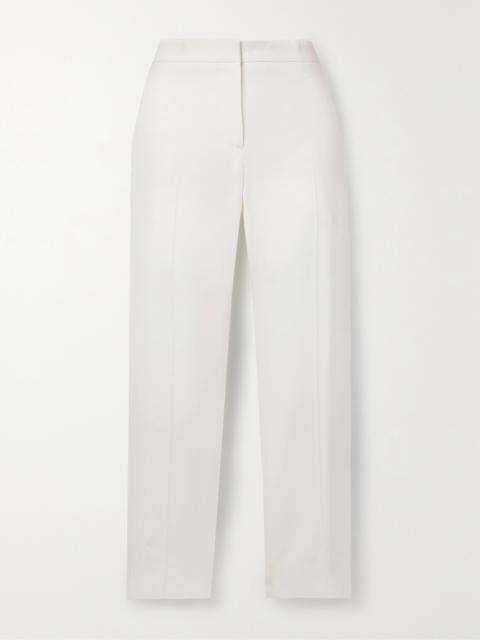 Crepe Straight-leg Pants