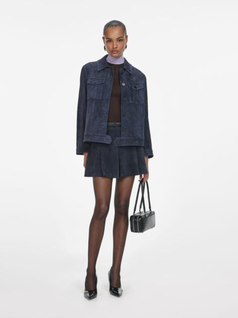 Navy Suede Jacket