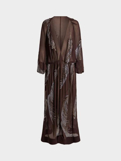 SILAS MIDI DRESS IN GEORGETTE