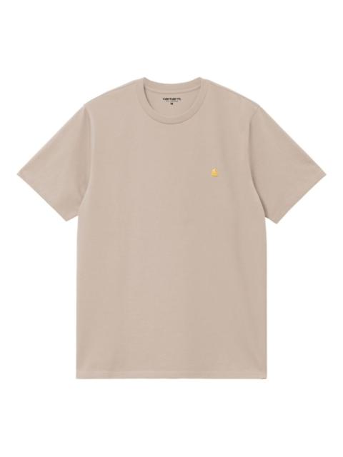 embroidered-logo T-shirt