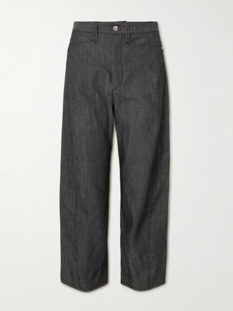 Bow Organic High-rise Barrel-leg Jeans