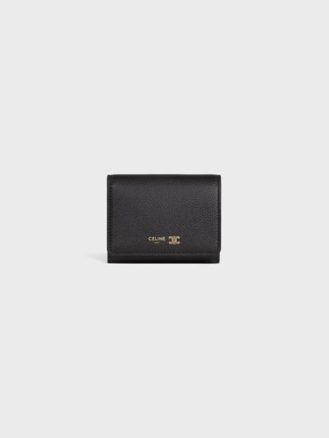 FINE WALLET IN SUPPLE GRAINED CALFSKIN