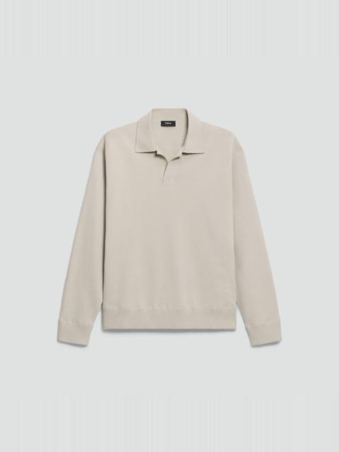 Open Collar Sweater in Light Bilen