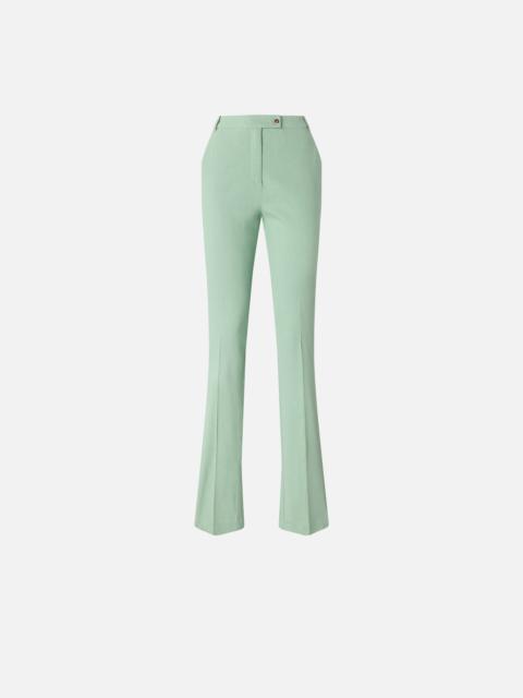 TROUSERS IN LINEN BLEND WITH PRESSED PLEAT