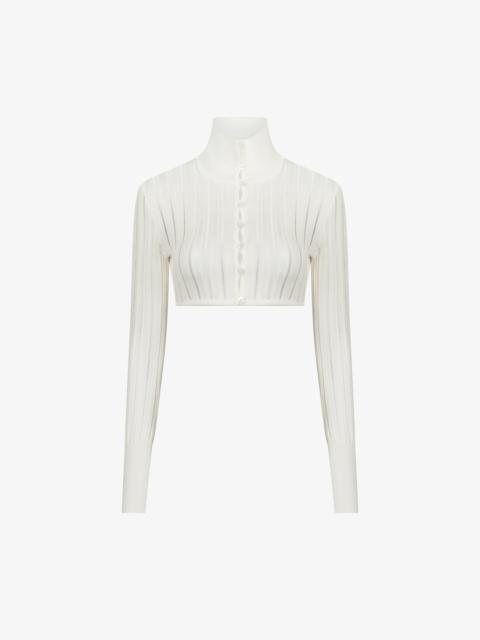 SHINY CRINOLINE CARDIGAN